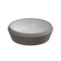 Раковина накладная Ø45xh13,5 см GSG Cruise, Bicolore cashmere satinato (CRLAVRO45 BI 000 030) На столешницу Круглые