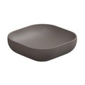 Накладная раковина 45x45 h13,5 см GSG Easy, Tortora satinato (EALAVQU45 029) На столешницу, Накладной Квадратные