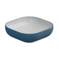 Накладна раковина 45x45 h13,5 см GSG Easy, Bicolore denim satinato (EALAVQU45 BI 000027) На стільницю, Накладної 