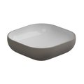 Накладна раковина 45x45 h13,5 см GSG Easy, Bicolore cashmere satinato (EALAVQU45 BI 000030) На стільницю, Накладної 
