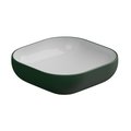 Накладная раковина 45x45 h13,5 см GSG Easy, Bicolore smeraldo satinato (EALAVQU45 BI 000 036) На столешницу, Накладной Квадратные