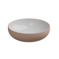 Накладная раковина Ø45xh13,5 см GSG Easy, Bicolore cipria satinato (EALAVRO45 BI 000 032) На столешницу, Накладной Круглые