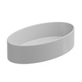 Накладная раковина 60x34 h14 см GSG Like, Bianco lucido (LKLAVFSBF60 000) На столешницу, Накладной Овальные