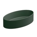 Накладная раковина 60x34 h14 см GSG Like, Smeraldo satinato (LKLAVFSBF60 036) На столешницу, Накладной Овальные