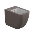 Биде напольное GSG Brio, Bicolore tortora satinato (BRBI01 BI 000 029+ACS51) Напольные Белый/Серо-голубой