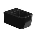 Подвесное биде GSG Brio, Nero lucido (BRBISO 002+ACS40) Подвесные Черный