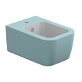Подвесное биде GSG Brio, Bicolore ice satinato (BRBISO BI 000 037+ACS40) Подвесные Белый/Голубой