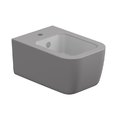 Подвесное биде GSG Brio, Bicolore fumo satinato (BRBISO BI 000 038+ACS40) Подвесные Белый/Серый