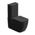 Унітаз-компакт GSG Brio, з сидінням Soft Close, Nero matt (BRCIMBL 003+ACS82+BRMBL 003+ACS51+BRCOPRSLTICR 003) Підлогові З бачком (в комплекті)