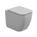 Унитаз напольный безободковый GSG Brio, с сиденьем Soft Close, Bianco lucido (BRWC01 000+ACS51+BRCOPRSLTICR 000) Напольные 