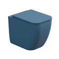Унитаз напольный безободковый GSG Brio, с сиденьем Soft Close, Denim satinato (BRWC01 027+ACS51+BRCOPRSLTICR 027) Напольные 
