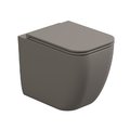 Унитаз напольный безободковый GSG Brio, с сиденьем Soft Close, Cashmere satinato (BRWC01 030+ACS51+BRCOPRSLTICR 030) Напольные 