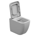 Унитаз напольный безободковый GSG Brio, с сиденьем Soft Close, Bicolore bianco matt (BRWC01 BI 000 001+ACS51+BRCOPRSLTICR 001) Напольные 