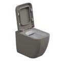 Унитаз напольный безободковый GSG Brio, с сиденьем Soft Close, Bicolore cashmere satinato (BRWC01 BI 000 030+ACS51+BRCOPRSLTICR 030) Напольные 