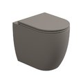 Унитаз напольный безободковый GSG Like, с сиденьем Soft Close, Cashmere satinato (LKWC01 030+ACS51+LKCOPRSLTICR 030) Напольные 