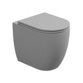 Унитаз напольный безободковый GSG Like, с сиденьем Soft Close, Perla satinato (LKWC01 033+ACS51+LKCOPRSLTICR 033) Напольные 