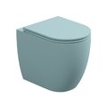 Унітаз підлоговий безободковий GSG Like, із сидінням Soft Close, Ice satinato (LKWC01 037+ACS51+LKCOPRSLTICR 037) Підлогові 