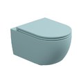 Унитаз подвесной безободковый GSG Like, с сиденьем Soft Close, Ice satinato (LKWCSOEC 037+ACS40+LKCOPRSLTICR 037) Подвесные 