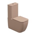 Унітаз-компакт GSG Brio, із сидінням Soft Close, Cipria satinato (BRCIMBL 032+ACS82+BRMBL 032+ACS51+BRCOPRSLTICR 032) Підлогові З бачком (в комплекті)