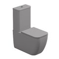 Унитаз-компакт GSG Brio, с сиденьем Soft Close, Fumo satinato (BRCIMBL 038+ACS82+BRMBL 038+ACS51+BRCOPRSLTICR 038) Напольные С бачком (в комплекте)