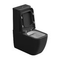 Унітаз-компакт GSG Brio, з сидінням Soft Close, Bicolore nero satinato (BRCIMBL 003+ACS82+BRMBL BI 000 003+ACS51+BRCOPRSLTICR 003) Підлогові З бачком (в комплекті)