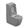 Унітаз-компакт GSG Brio, із сидінням Soft Close, Bicolore perla satinato (BRCIMBL 033+ACS82+BRMBL BI 000 033+ACS51+BRCOPRSLTICR 033) Підлогові З бачком (в комплекті)