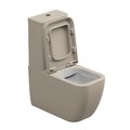Унітаз-компакт GSG Brio, із сидінням Soft Close, Bicolore sabbia satinato (BRCIMBL 034+ACS82+BRMBL BI 000 034+ACS51+BRCOPRSLTICR 034) Підлогові З бачком (в комплекті)