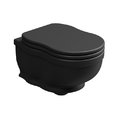 Унитаз подвесной SG Time, с сиденьем Soft Close, Nero matt (TIWCSO 003+ACS40+TICOPRCCCR 003) Подвесные 