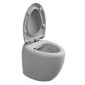 Унитаз напольный безободковый GSG Touch, с сиденьем Soft Close, Bicolore bianco matt (TOWC01SC BI 000 001+ACS51+TOCOPRTICR 001) Напольные 