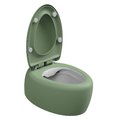 Унитаз подвесной безободковый GSG Touch, с сиденьем Soft Close, Bicolore salvia satinato (TOWCSOSC BI 000 031+ACS40+TOCOPRTICR 031) Подвесные 