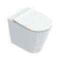 Напольный безободковый унитаз Catalano Zero, с крышкой Soft Close, Bianco lucido (01 1455 0001+05 5120 0001) Напольные 