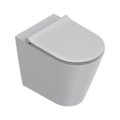 Напольный безободковый унитаз Catalano Zero, с крышкой Soft Close, Cemento satinato (01 1455 0023+05 5120 0023) Напольные 