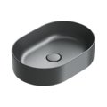 Керамическая раковина 50х35 см Catalano Zero, Nero satinato (01 2250 0022) На столешницу Овальные