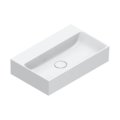 Раковина керамическая 55х35 см Catalano Premium, Bianco lucido (02 2055 0001) На столешницу, Подвесные Прямоугольные