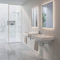 Керамическая раковина 60х50 см Catalano Zero, Bianco lucido (01 2060 1001) На столешницу, Подвесные Прямоугольные