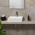 Раковина керамическая 45х35 см Catalano Premium, Bianco lucido (02 2045 1001) На столешницу, Подвесные Прямоугольные
