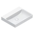 Раковина керамическая 60х47 см Catalano Green, Bianco lucido (04 2060 0001) На консоль, На столешницу, На тумбу, Подвесные Прямоугольные
