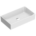 Керамическая раковина 60х35 см Catalano Premium, Bianco lucido (02 2260 0001) На столешницу, На тумбу, Накладной Прямоугольные