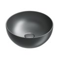 Раковина керамическая Ø40 h15 см Catalano Green, Nero satinato (04 2340 0022) На столешницу, Накладной Круглые