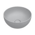 Раковина керамическая Ø40 h15 см Catalano Green, Cemento satinato (04 2340 0023) На столешницу, Накладной Круглые