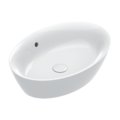 Керамическая раковина 60х42 см Catalano Italy, Bianco lucido (07 2260 0001) На столешницу, На тумбу, Накладной Овальные