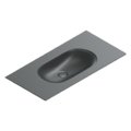 Керамическая раковина 100х50 см Catalano Sfera, Nero satinato (05 2101 0022) Встраиваемые сверху, На столешницу, Подвесные Прямоугольные