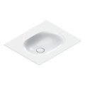Керамическая раковина 60х50 см Catalano Sfera, Bianco lucido (05 2061 0001) Встраиваемые сверху, На столешницу, Подвесные Прямоугольные