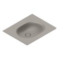 Керамическая раковина 60х50 см Catalano Sfera, Tortora satinato (05 2061 0032) Встраиваемые сверху, На столешницу, Подвесные Прямоугольные