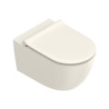 Подвесной безободковый унитаз Catalano Sfera, с сиденьем Soft Close, Lino satinato (05 1155 0030+05 5120 0030) Подвесные 