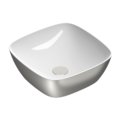 Керамічна раковина 40х40 см Catalano Alvea, Argento/Bianco (06 2240 0041) На стільницю, На тумбу, Накладної 