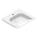 Керамическая раковина 60х55 см Catalano Comfort, Bianco lucido (09 2060 1001) Подвесные Прямоугольные
