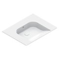 Керамическая раковина 70х55 см Catalano Comfort, Bianco lucido (09 2070 0001) Подвесные Прямоугольные