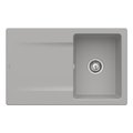 Кухонна мийка 80х51 см Villeroy&amp;Boch Siluet 45, Fossil (333401KD) Врізні зверху Прямокутні 