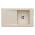 Кухонная мойка 90х51 см Villeroy&Boch Timeline 50, Almond (330701AM) Врезные сверху Прямоугольные 